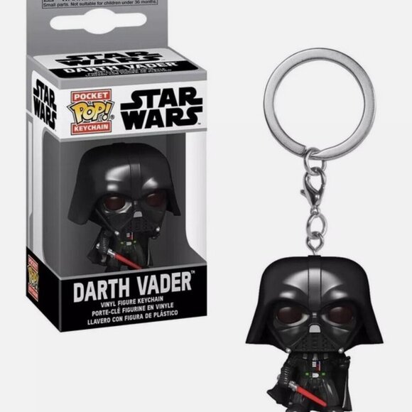 Star Wars Darth Vader Funko POP ! Pocket Vinyl Figure Collectible Keychain - Picture 4 of 4